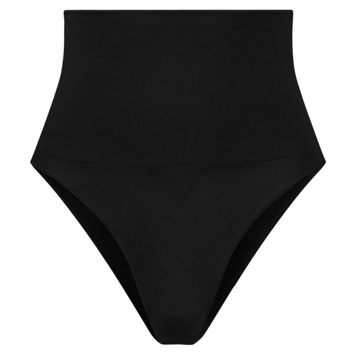 BYE-BRA - NAHTLOSER GÜRTEL STIL TANGA SCHWARZ GRÖSSE S