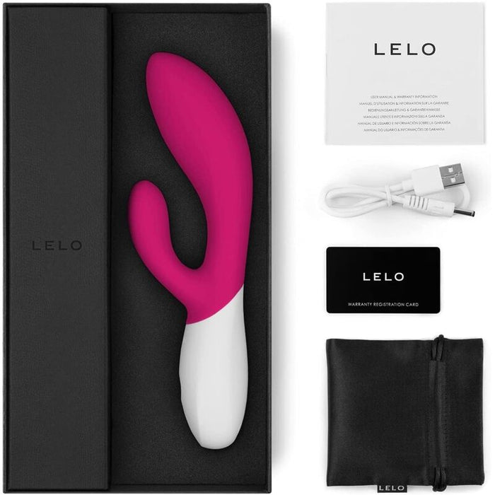 LELO - INA WAVE 2 VBRADOR LUXUS-SPEZIALUHR CERISE