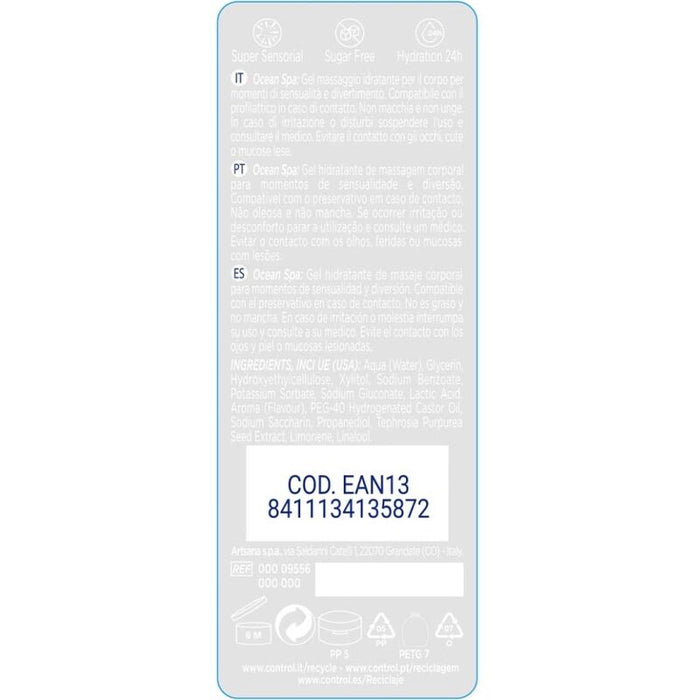 CONTROL - 2 EN 1 MASSAGE & VERGNÜGEN MITTELMEER 200 ML